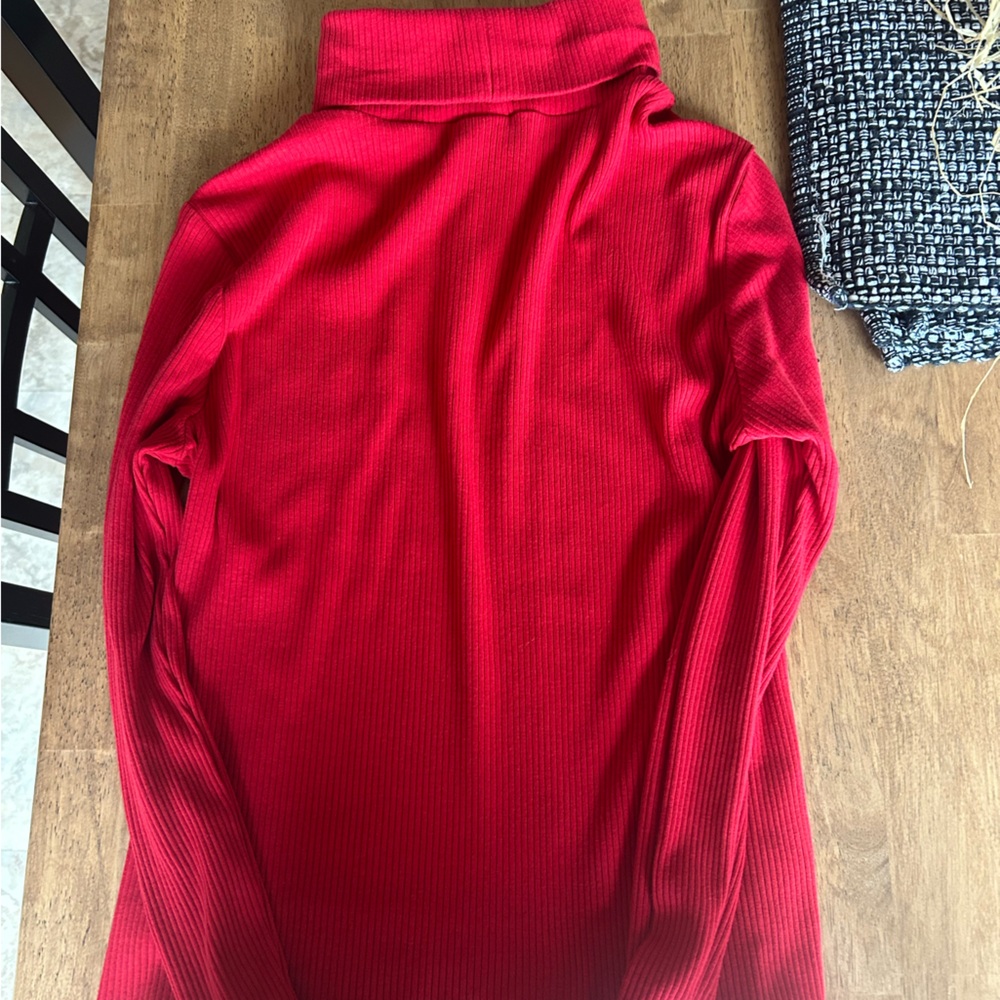 Old Navy Vibrant Red Turtleneck Sweater